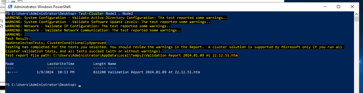 Test-Cluster